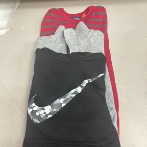 Lot of 3 boys name brand sweatshirts size 5/6